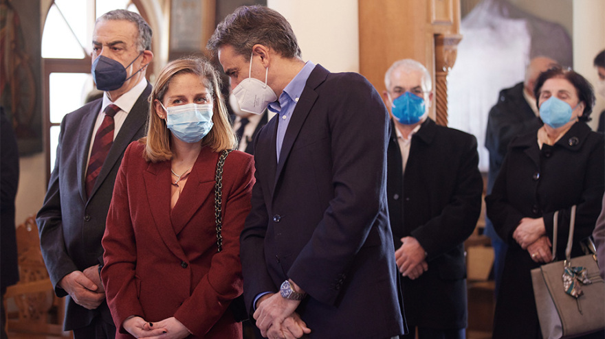 Στον Άγιο Ευστράτιο για τα Θεοφάνεια ο Μητσοτάκης – Δείτε φωτογραφίες