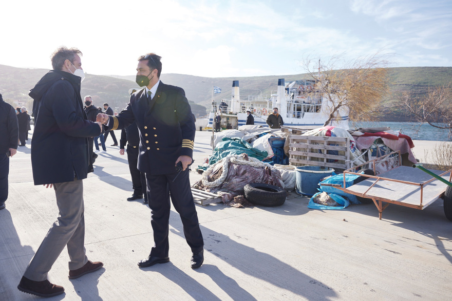 Μητσοτάκης από Λήμνο: Aπό τους διασωληνωμένους αυτή τη στιγμή το 86% είναι ανεμβολίαστοι