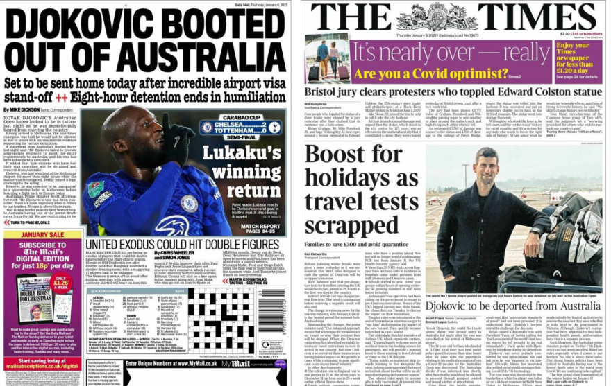 Τα δύο πρόσωπα του Νόβακ Τζόκοβιτς: Εμμονικός αντιεμβολιαστής αλλά και τεράστιος αθλητής με μεγάλο φιλανθρωπικό έργο 