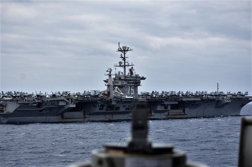 Συνεκπαίδευση ελληνικών πλοίων και μαχητικών με το αμερικανικό αεροπλανοφόρο «Harry S. Truman» - Φωτογραφίες και βίντεο