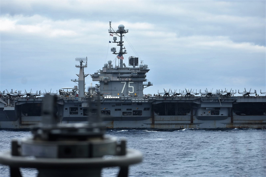 Συνεκπαίδευση ελληνικών πλοίων και μαχητικών με το αμερικανικό αεροπλανοφόρο «Harry S. Truman» - Φωτογραφίες και βίντεο