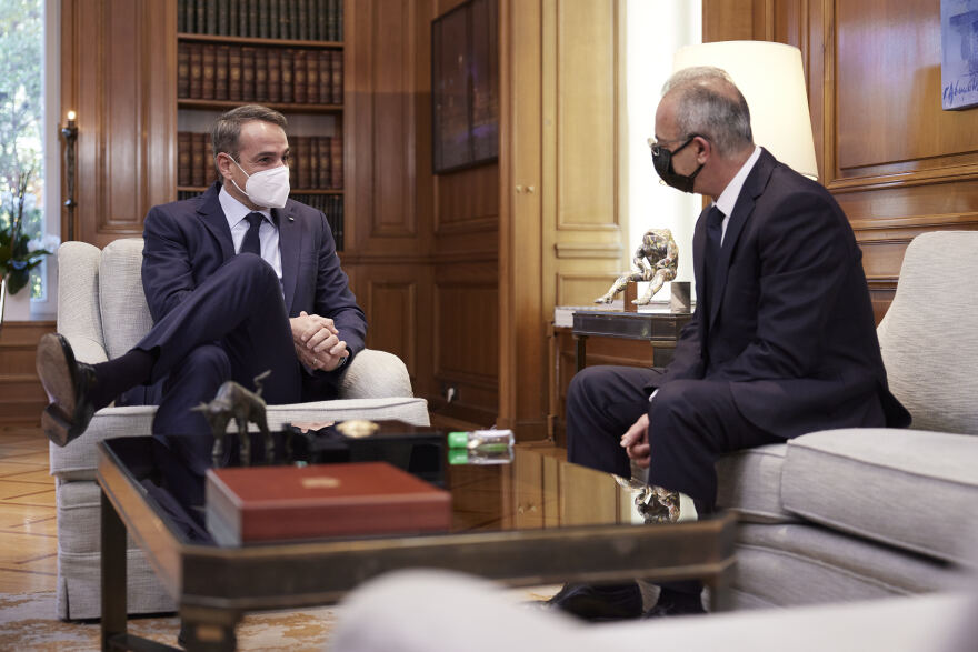 Συνάντηση Μητσοτάκη - Νεοφύτου: Είμαστε δίπλα σου στον αγώνα για το Κυπριακό