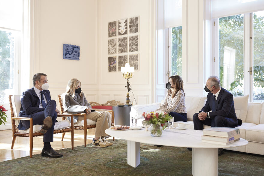 Συνάντηση Μητσοτάκη - Νεοφύτου: Είμαστε δίπλα σου στον αγώνα για το Κυπριακό