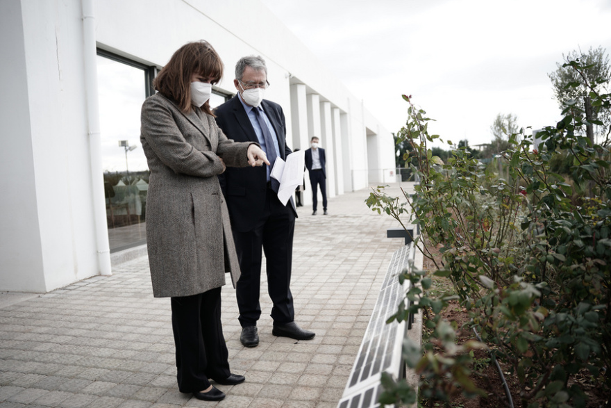 Κατερίνα Σακελλαροπούλου: Επισκέφθηκε το Κέντρο Αποτέφρωσης Νεκρών στη Ριτσώνα