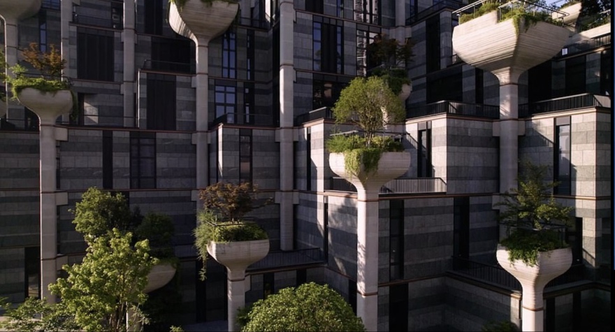 Mega project στην Κίνα: Έφτιαξαν τους νέους κρεμαστούς κήπους της Βαβυλώνας