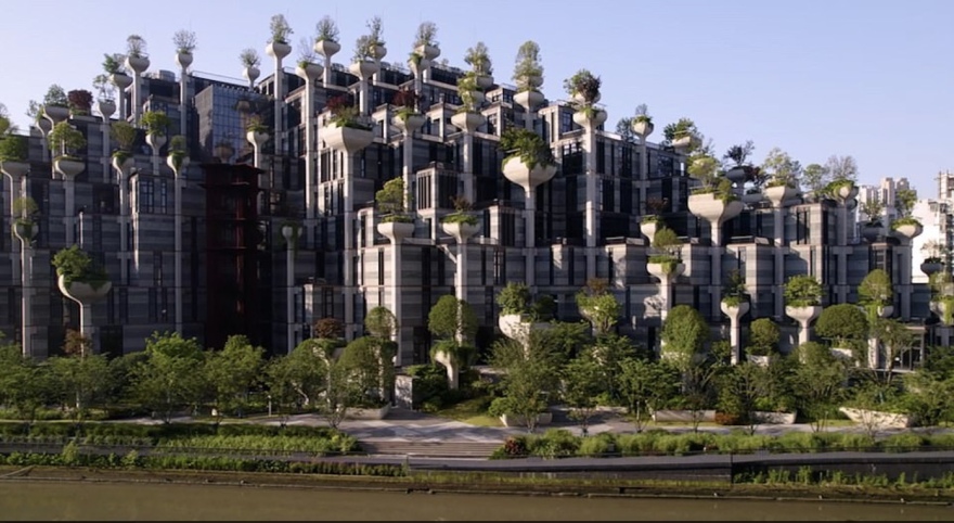 Mega project στην Κίνα: Έφτιαξαν τους νέους κρεμαστούς κήπους της Βαβυλώνας