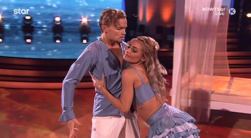 H Βασιλική Μιλλούση «κόλασε» στο DWTS λικνίζοντας το κορμί της με Φουρέιρα