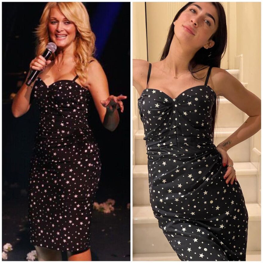 Η κόρη της Νατάσας Θεοδωρίδου φοράει το φόρεμα της μητέρας της μετά από 11 χρόνια 