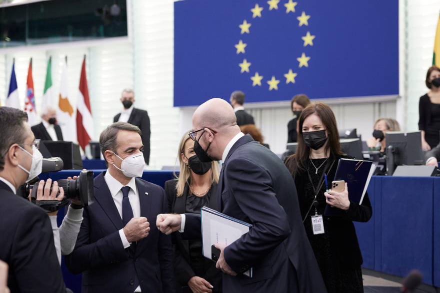 Ο Μητσοτάκης στους ευρωβουλευτές του ΕΛΚ: Στερείται σοβαρότητας η τουρκική ρητορική για την Ελλάδα 