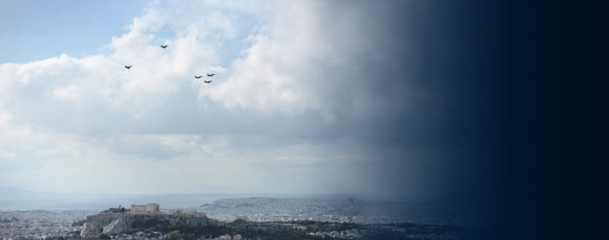  Έφτασαν στην Τανάγρα τα πρώτα Rafale από τη Γαλλία - Πέταξαν πάνω από την Ακρόπολη