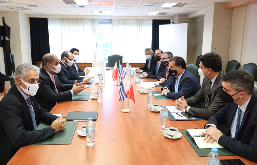 Γεωργιάδης: Συναντήθηκε με την κυβερνητική αποστολή του Μπαχρέιν