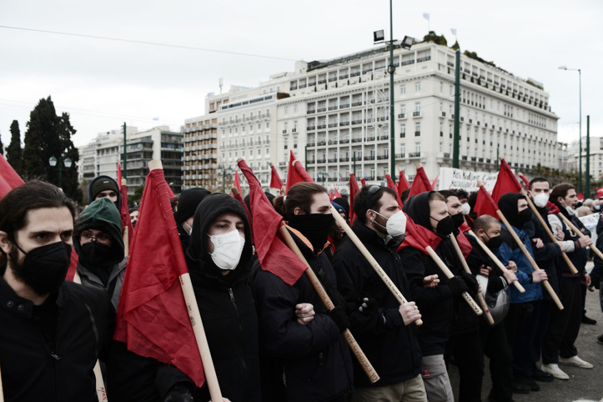 Συγκέντρωση διαμαρτυρίας στο Σύνταγμα ενάντια στα μέτρα για την πανδημία