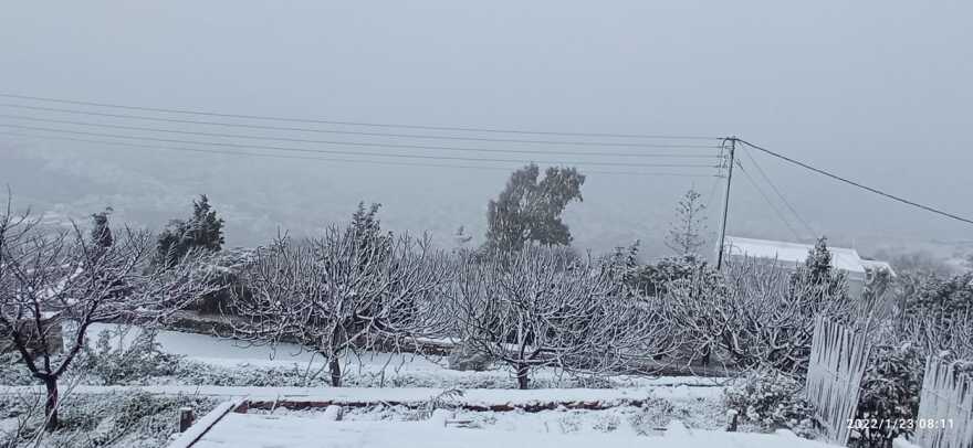 Καιρός: Στα «λευκά» η Εύβοια και νησιά των Κυκλάδων, χιόνισε και στα βόρεια προάστια της Αθήνας - Πώς θα εξελιχθεί η «Ελπίς»