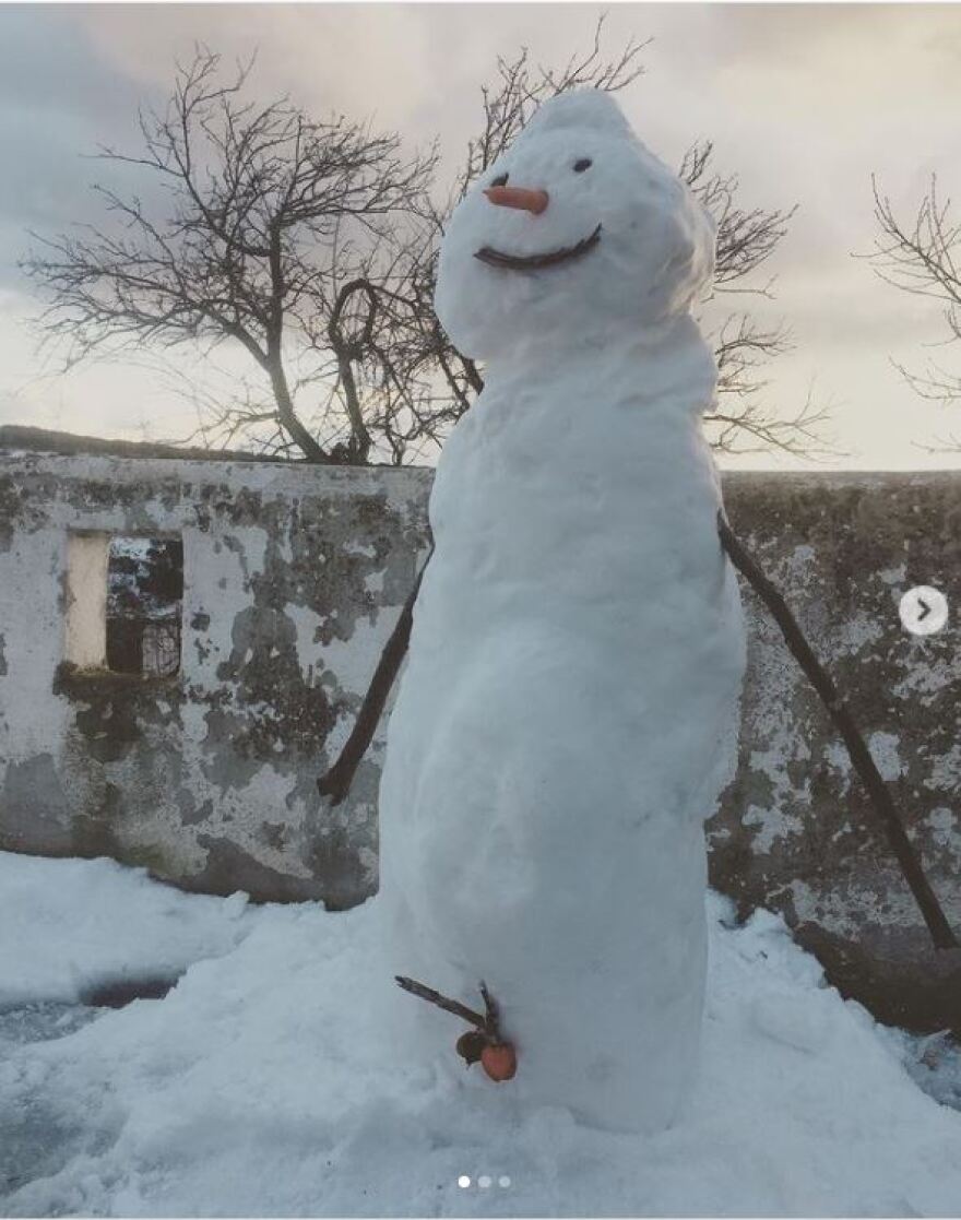 Ο… πρόστυχος χιονάνθρωπος της Ματθίλδης Μαγγίρα