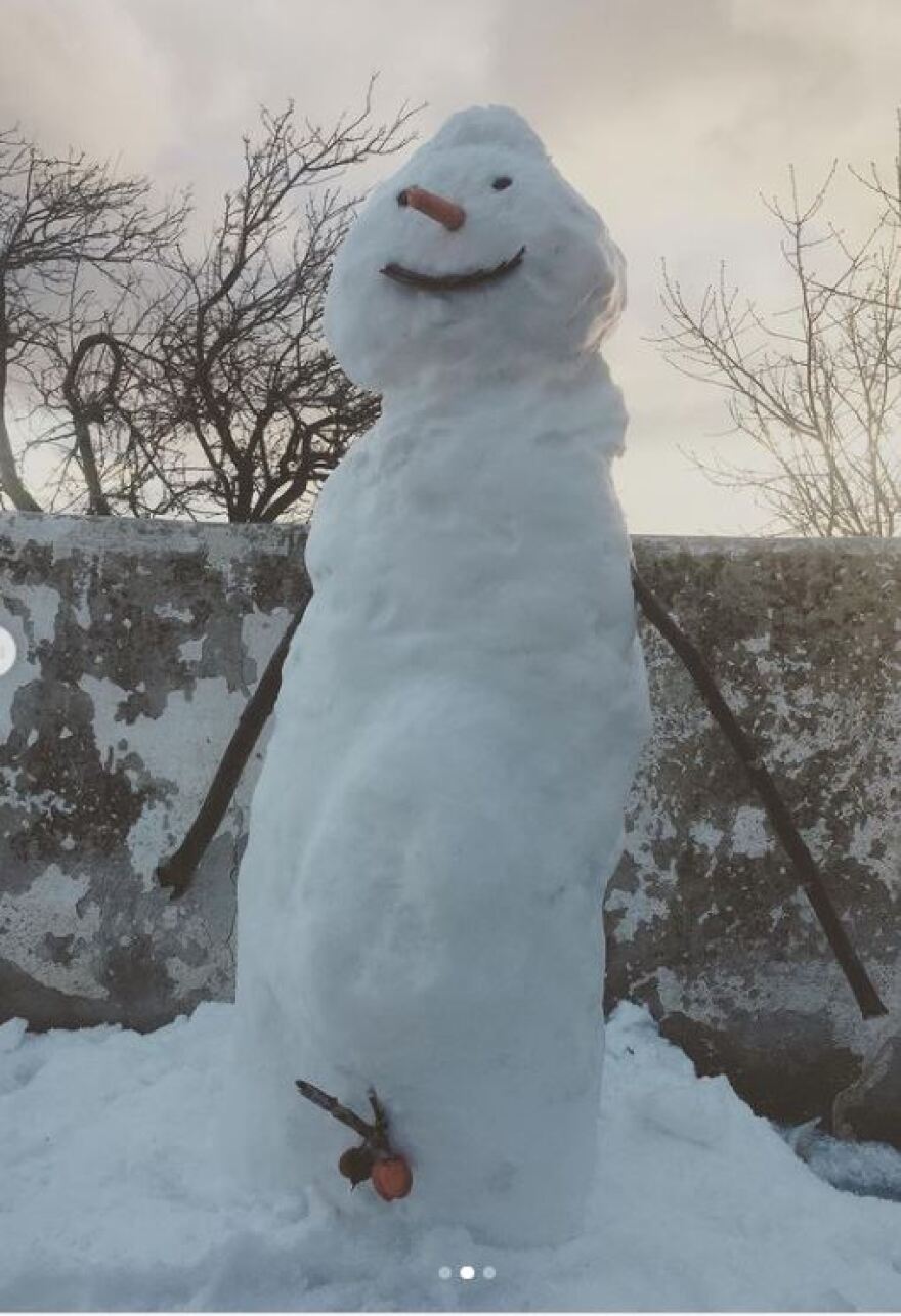 Ο… πρόστυχος χιονάνθρωπος της Ματθίλδης Μαγγίρα