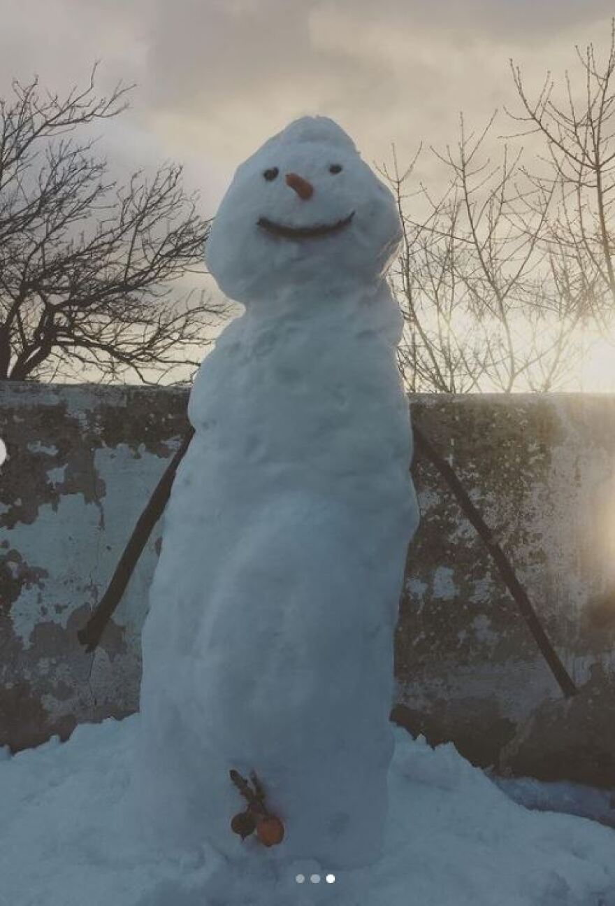 Ο… πρόστυχος χιονάνθρωπος της Ματθίλδης Μαγγίρα