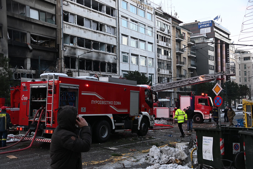 Ισχυρή έκρηξη σε κτίριο στη λεωφόρο Συγγρού - Ένας τραυματίας 