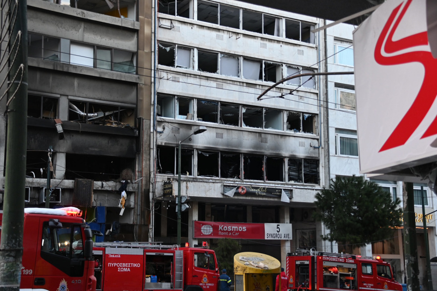 Ισχυρή έκρηξη σε κτίριο στη λεωφόρο Συγγρού - Ένας τραυματίας 