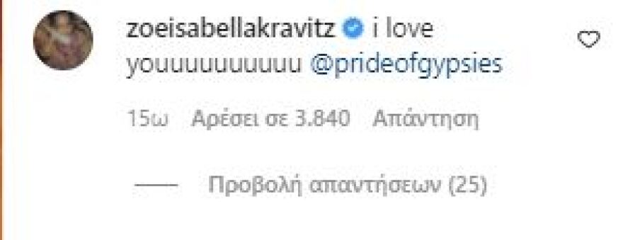 Ακόμα και μετά τον χωρισμό του από τη Λίσα Μπονέ, ο Τζέισον Μομόα συνεχίζει να στηρίζει την κόρη της, Ζόι Κράβιτζ