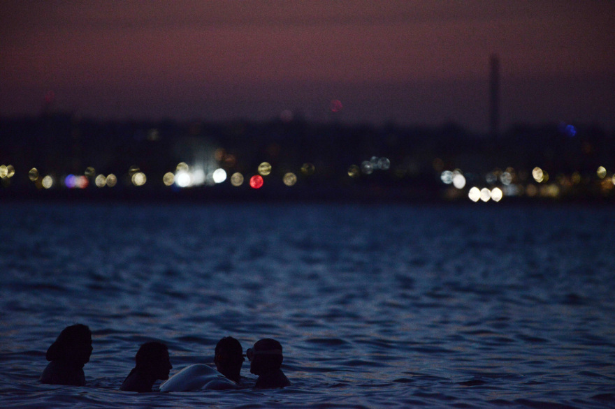 Ολονύχτια προσπάθεια σωτηρίας της μικρής φάλαινας στον Άλιμο, αγωνία για την κατάστασή της