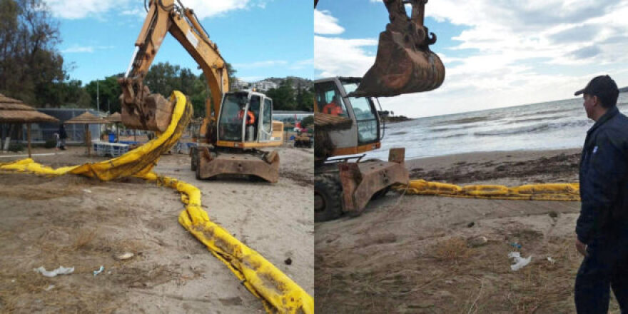 Βουλιαγμένη: Γέμισε λάσπη ο όρμος, αναποτελεσματικά τα υδατοφράγματα που τοποθετούνται