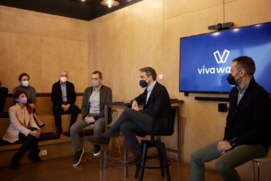 Μητσοτάκης  - Επίσκεψη στη Viva Wallet: Ψήφος εμπιστοσύνης στην εταιρεία και τη χώρα η επένδυση της JP Morgan