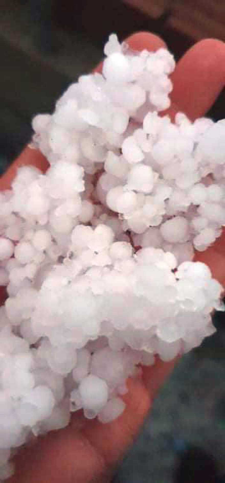 Κακοκαιρία: Έντονο χαλάζι και στη Χίο