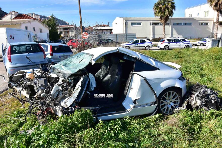 Θανατηφόρο τροχαίο στην Αργολίδα - Ένας νεκρός και δυο τραυματίες 