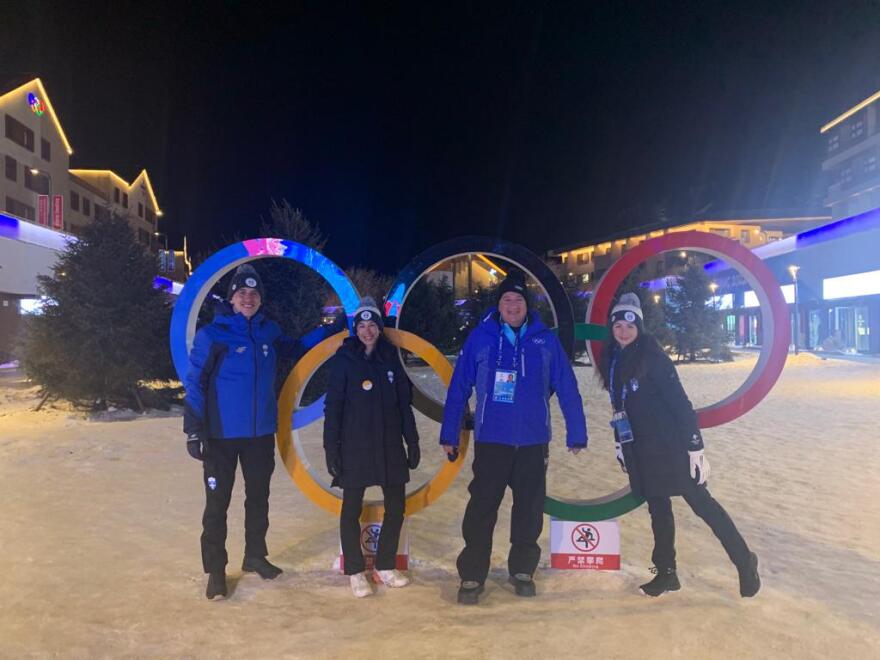 Ο Πρόεδρος της ΕΟΕ Σπύρος Καπράλος επισκέφτηκε την Ολυμπιακή ομάδα στο Πεκίνο