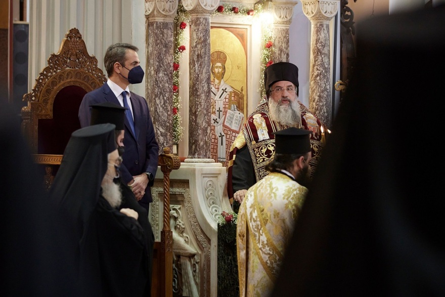 Παρουσία Μητσοτάκη τελέστηκε η ιστορική ενθρόνιση του νέου Αρχιεπισκόπου Κρήτης Ευγενίου