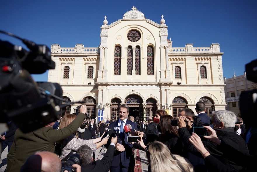 Μητσοτάκης: Άξιος συνεχιστής της βαριάς παράδοσης της Εκκλησίας της Κρήτης ο Ευγένιος