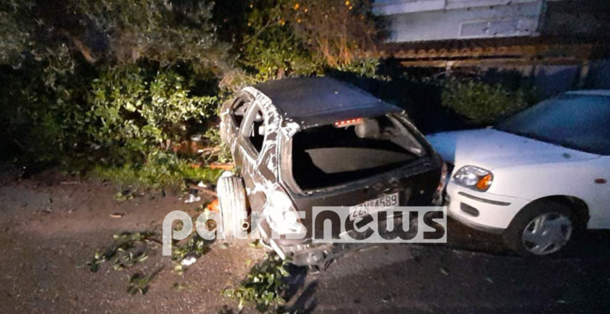 Τροχαίο ατύχημα στον Πύργο, σώθηκε από θαύμα ο οδηγός - Δείτε φωτογραφίες