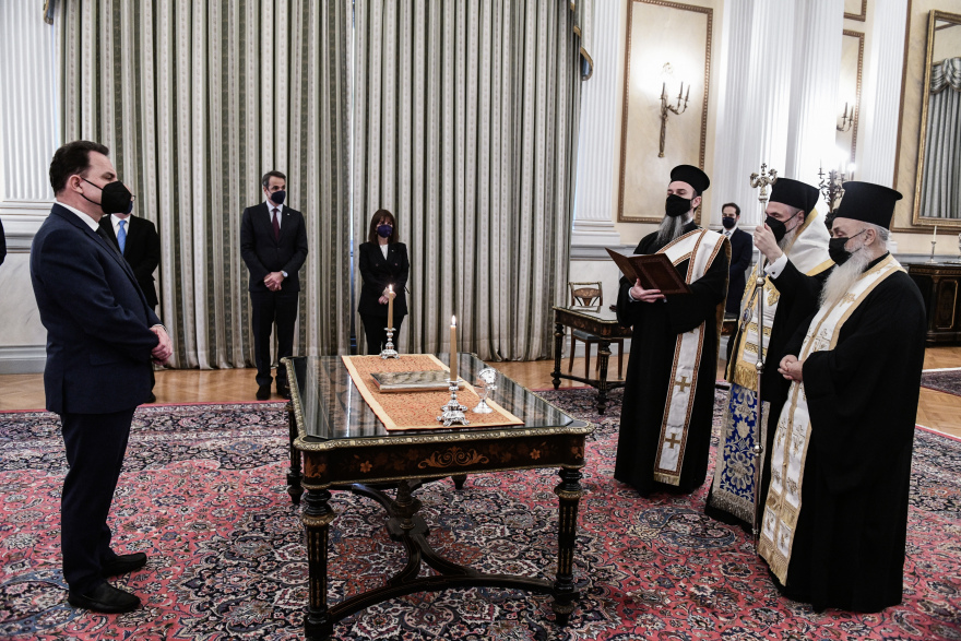 Ορκίστηκε νέος υπουργός Αγροτικής Ανάπτυξης ο Γιώργος Γεωργαντάς - Δείτε φωτογραφίες