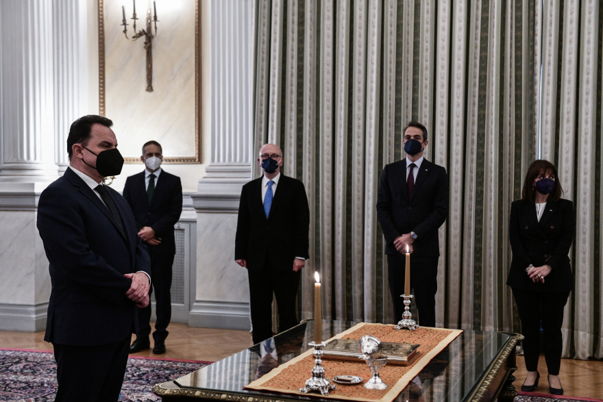 Ορκίστηκε νέος υπουργός Αγροτικής Ανάπτυξης ο Γιώργος Γεωργαντάς - Δείτε φωτογραφίες