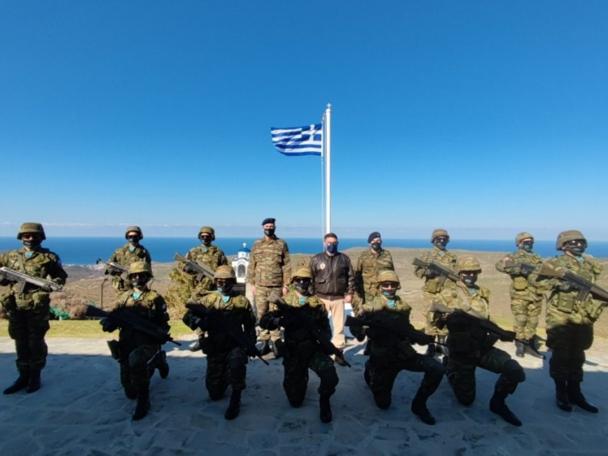 Επίσκεψη Χαρδαλιά στην 135η Σμηναρχία Μάχης και τα μαχητικά αεροσκάφη επιφυλακής