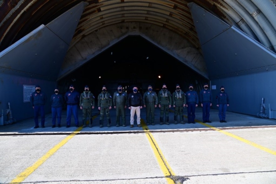 Επίσκεψη Χαρδαλιά στην 135η Σμηναρχία Μάχης και τα μαχητικά αεροσκάφη επιφυλακής