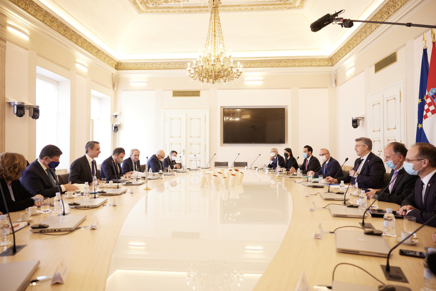 Μητσοτάκης από Ζάγκρεμπ: Συγχαρητήρια στην Κροατία για την αγορά Rafale