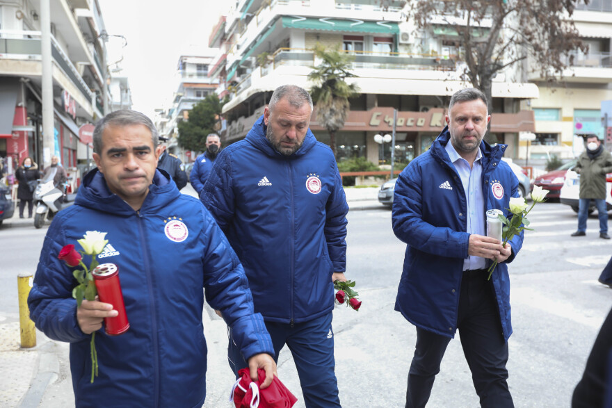 Τίμησαν την μνήμη του Άλκη οι Ιμπαγάσα, Ανατολάκης και Μανιάτης -Δείτε φωτογραφίες 