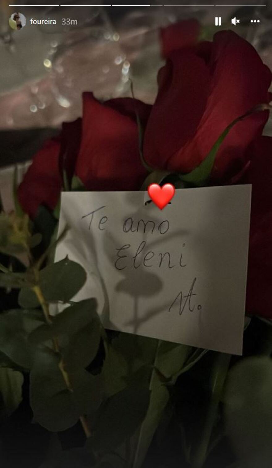 Φουρέιρα: Το... γυμνό μήνυμα αγάπης και το δώρο του Μποτία για τον Άγιο Βαλεντίνο - Δείτε φωτογραφίες