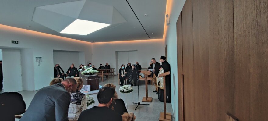 Θεόφιλος Μητρούδης: Με τον ύμνο του Άρη το «ύστατο χαίρε» στο αποτεφρωτήριο Ριτσώνας