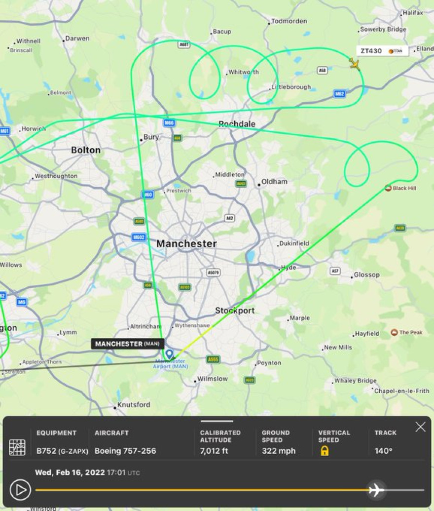 Βίντεο: Πτήση τρόμου για τη Μάντσεστερ Σίτι - Ισχυροί άνεμοι εμπόδισαν το αεροπλάνο να προσγειωθεί