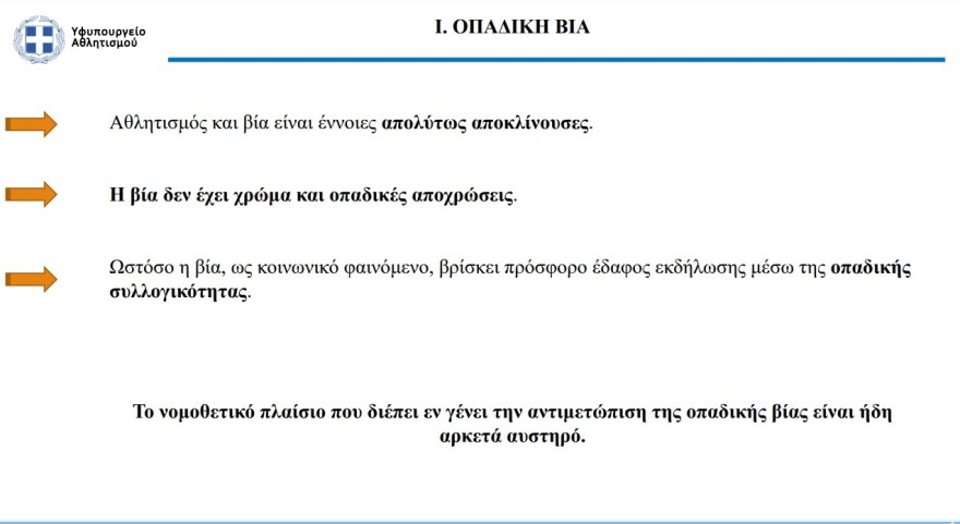 Μέτρα για την οπαδική βία: Προσωρινή αναστολή λειτουργίας όλων των συνδέσμων έως 31 Ιουλίου 