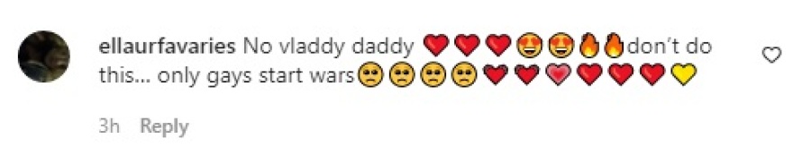 «Βλάντι daddy, μην κάνεις τον 3ο Παγκόσμιο Πόλεμο» : Χρήστες του Instagram τρολάρουν τον Πούτιν