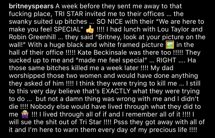 Η Μπρίτνεϊ Σπίαρς θα μηνύσει την εταιρεία που διαχειριζόταν την περιουσία της - «Προσπαθούσαν να με σκοτώσουν»