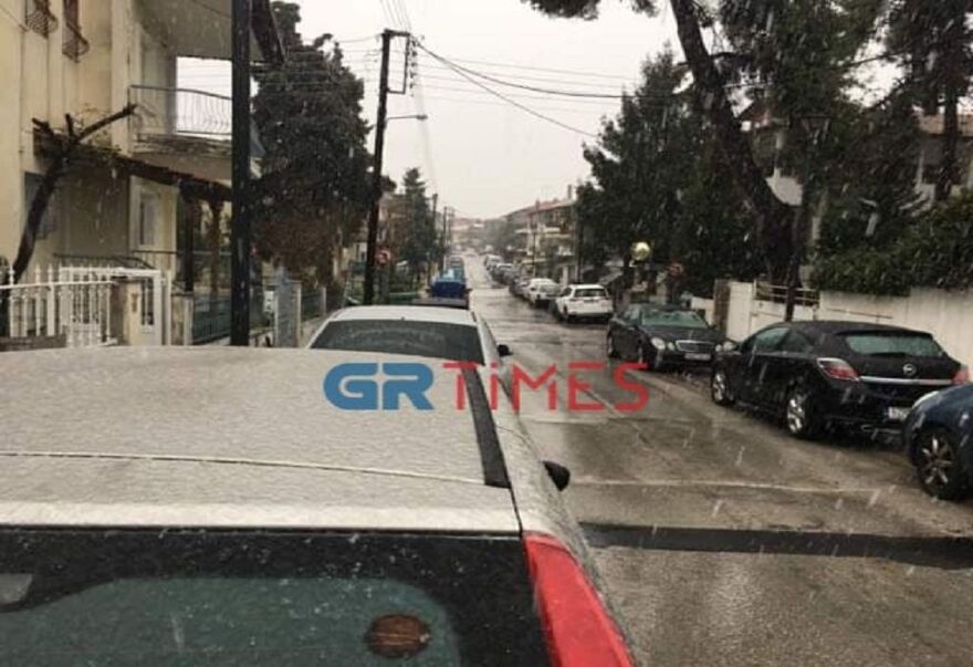 Θεσσαλονίκη: Η κακοκαιρία «Bianca» έφερε χιονοπτώσεις στα ορεινά - Δείτε βίντεο