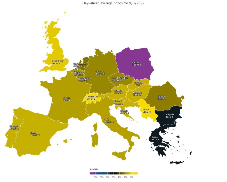 Ηλεκτρικό ρεύμα: Η Ελλάδα παραμένει στις 3 φθηνότερες αγορές χονδρεμπορικής τιμής στην Ευρώπη