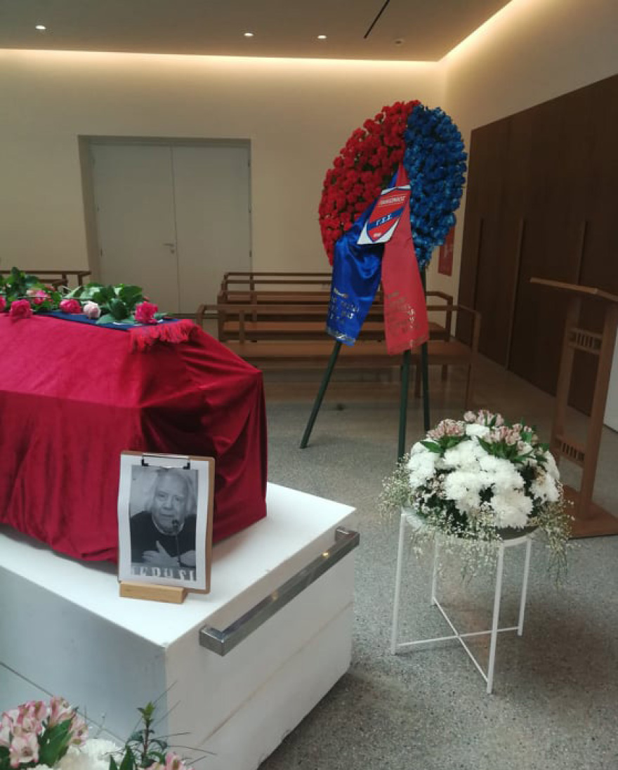 Κώστας Παπαϊωάννου: Στο αποτεφρωτήριο της Ριτσώνας το «τελευταίο αντίο»