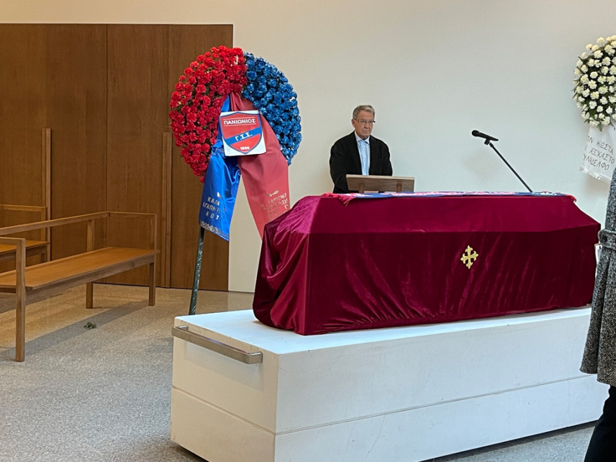 Κώστας Παπαϊωάννου: Στο αποτεφρωτήριο της Ριτσώνας το «τελευταίο αντίο»