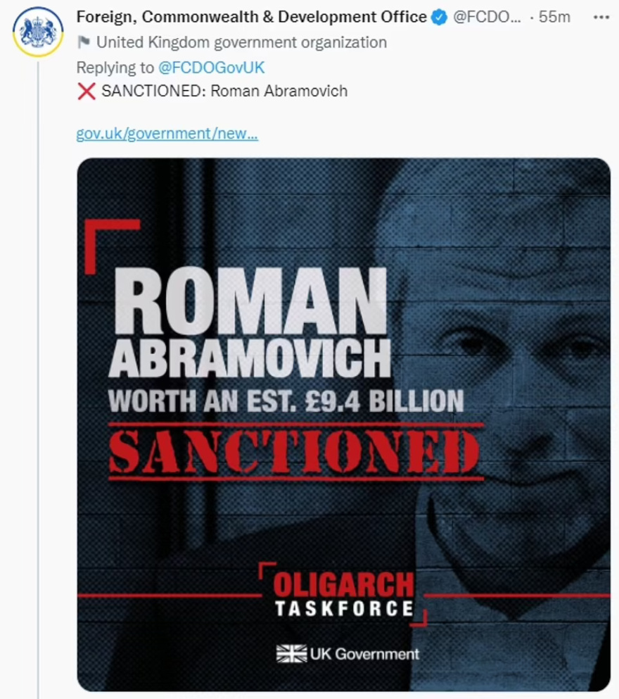 Πόλεμος στην Ουκρανία: Τι σημαίνει για την Τσέλσι το «πάγωμα» των περιουσιακών στοιχείων του Αμπράμοβιτς