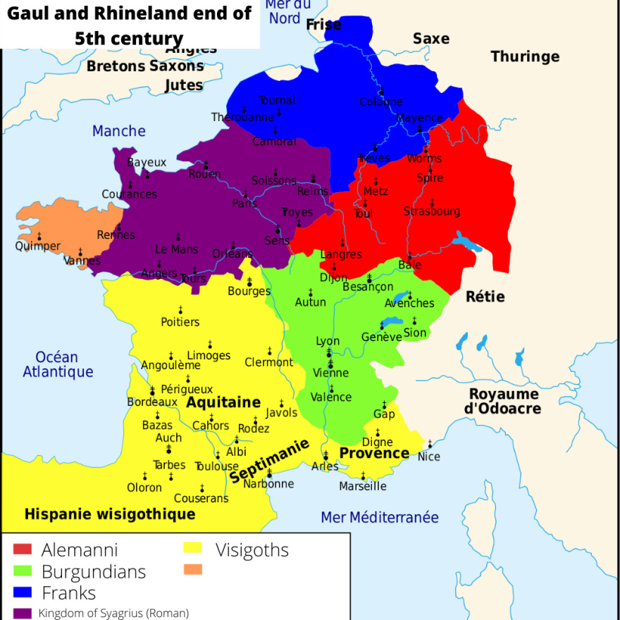 Οι Φράγκοι, ο εκχριστιανισμός τους και οι σχέσεις τους με τους Ρωμαίους